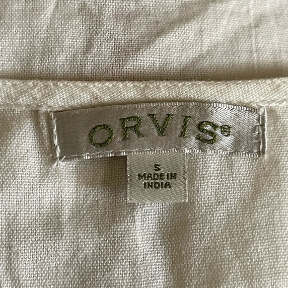 NWOT Embroidered Linen Top​ - Picture 3 of 6